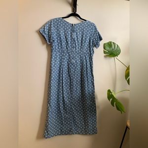 vintage dress with floral pattern